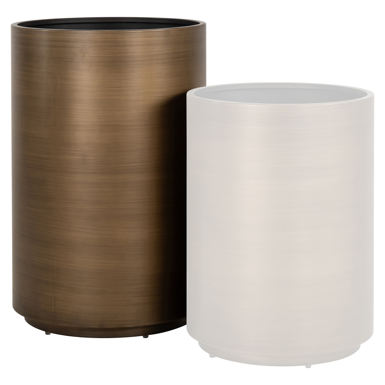 - Plantenbak Dira brushed gold 50Ø