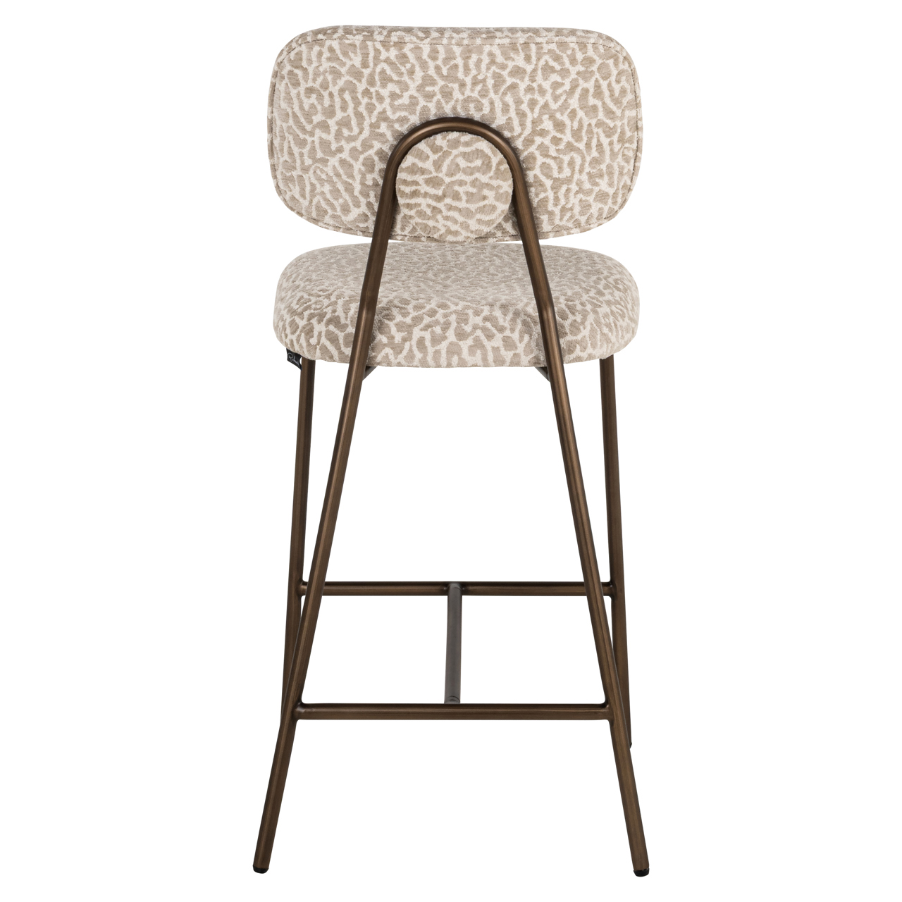 - Counterstoel Xenia beige leopard fire retardant (Set of 2)