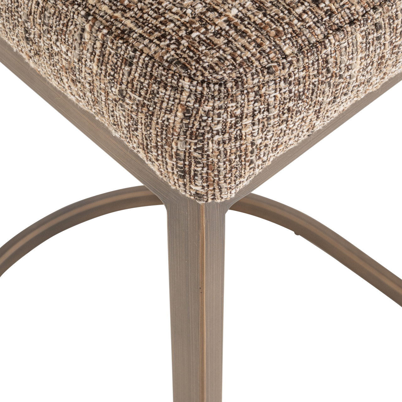 - Barstoel Bolton brown tweed (Set of 2)