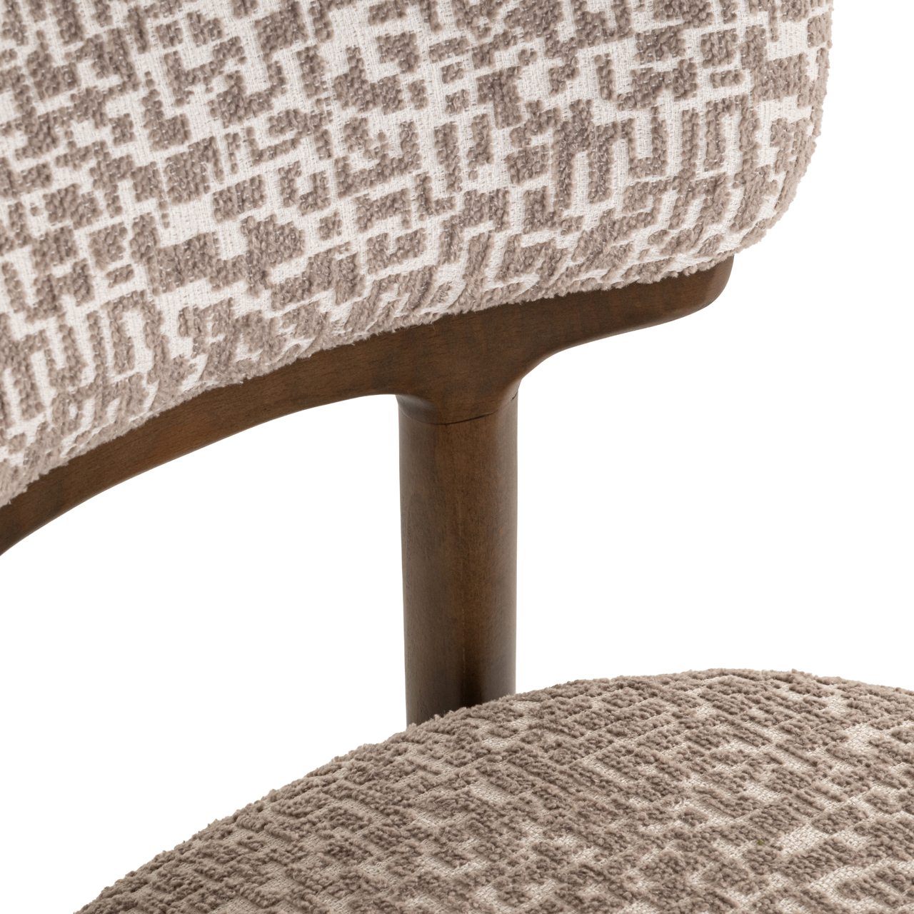 - Eetkamerstoel Basker natural geo (Set of 2)