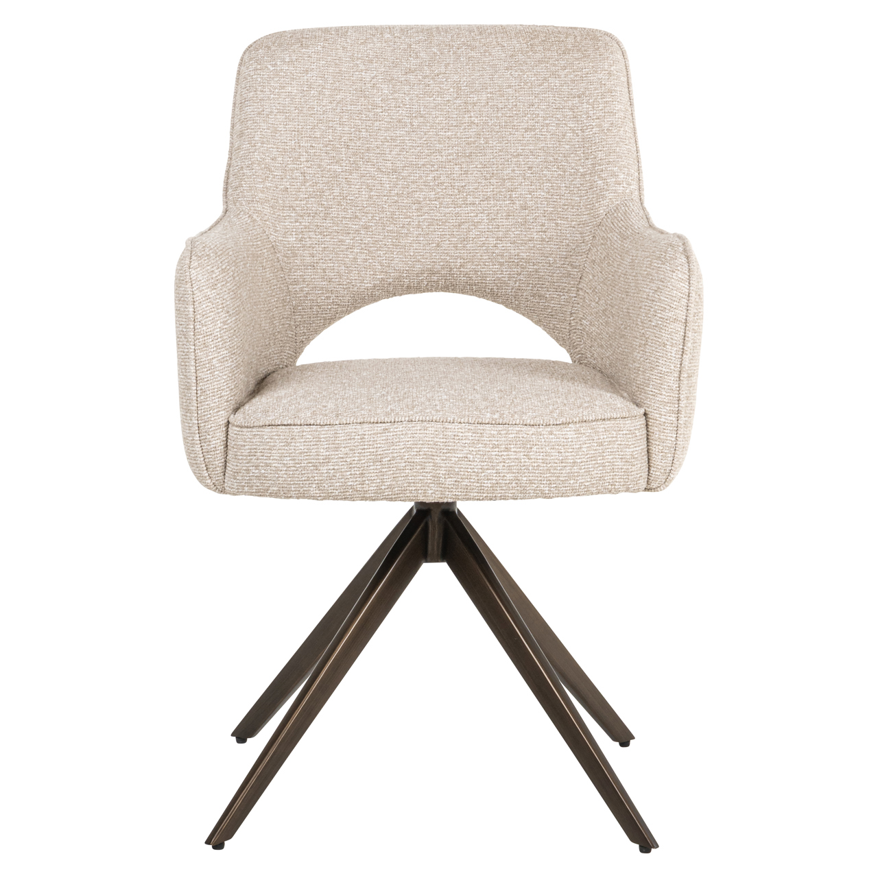 - Eetkamerstoel Ginerva biscotti swivel