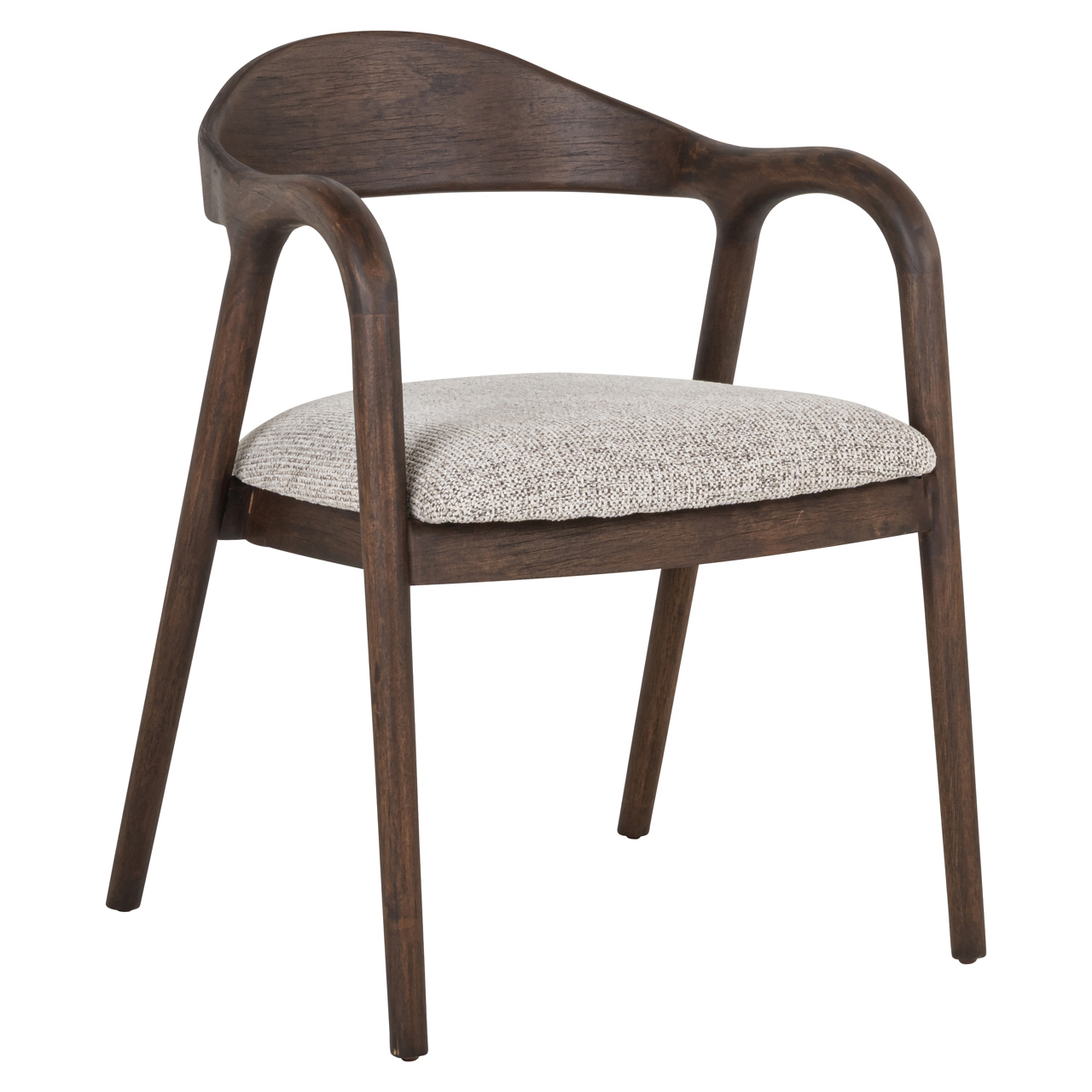 - Eetkamerstoel Mihara mocca fancy fire retardant