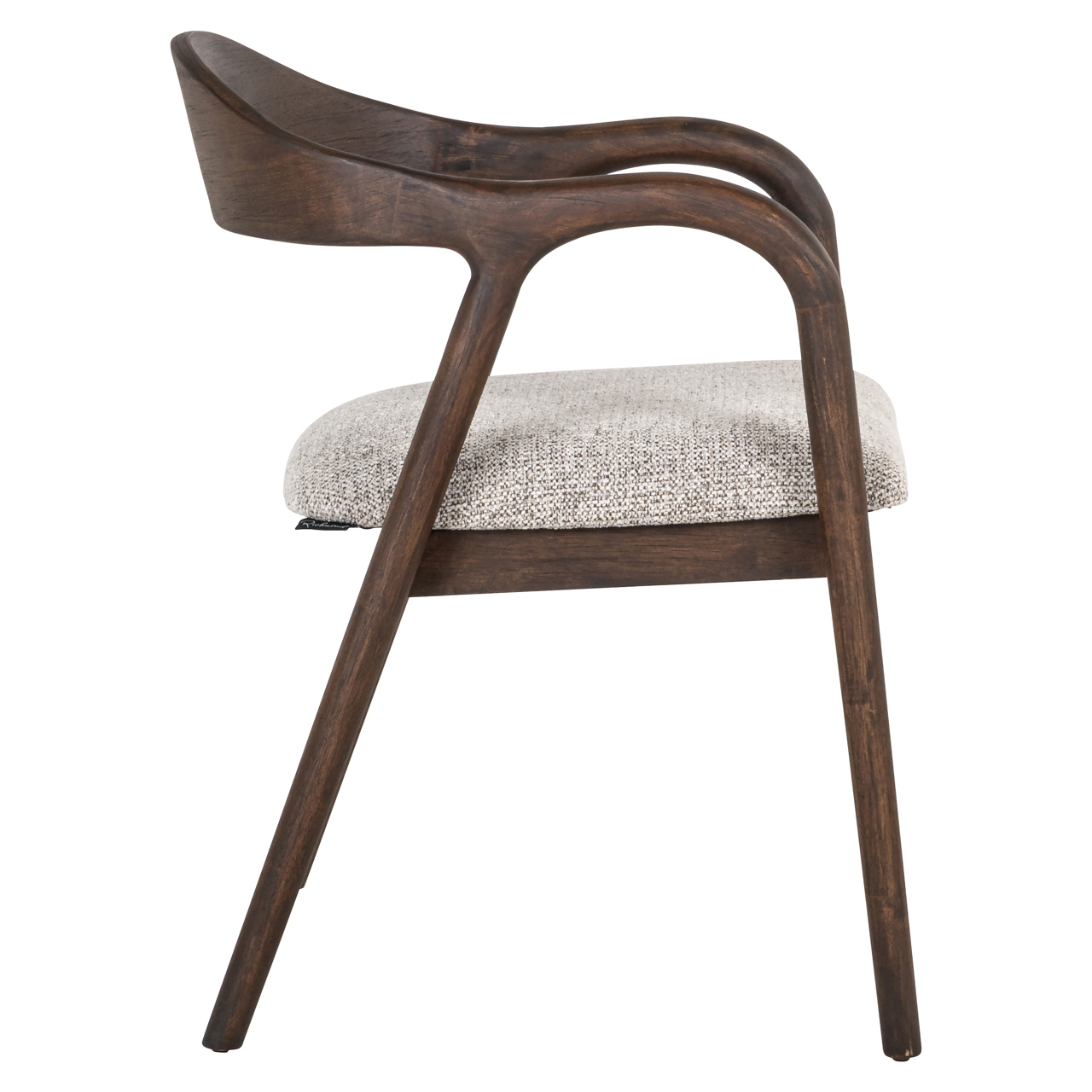 - Eetkamerstoel Mihara mocca fancy fire retardant