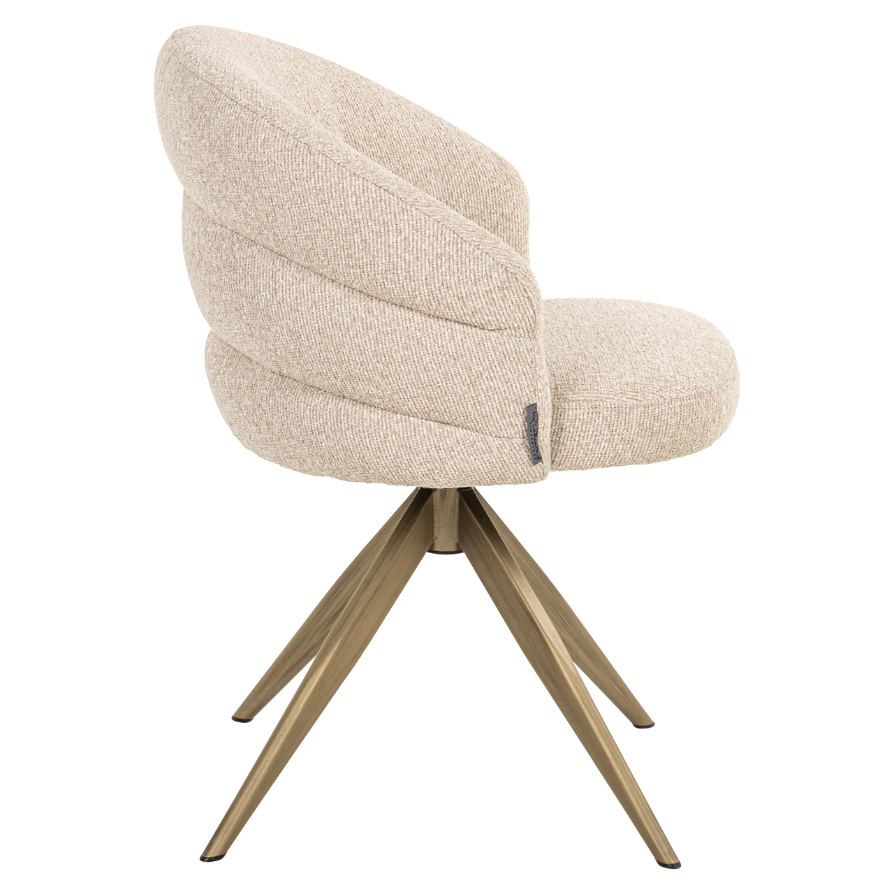 - Eetkamerstoel Zendaya biscotti swivel fire retardant