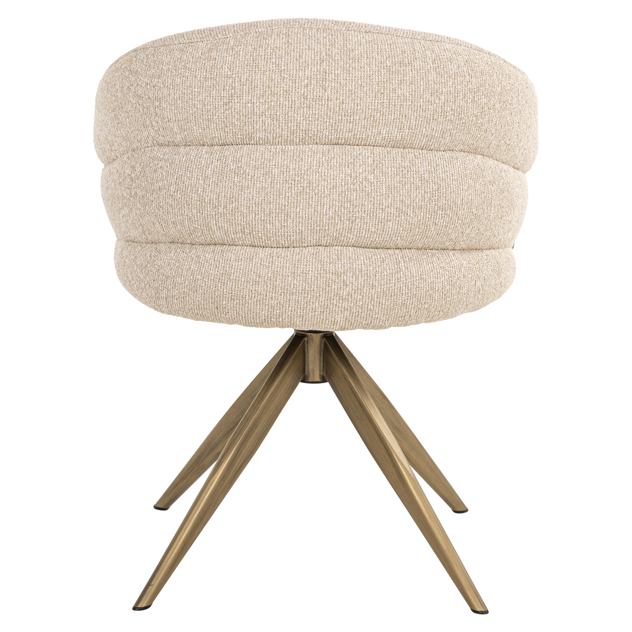 - Eetkamerstoel Zendaya biscotti swivel fire retardant