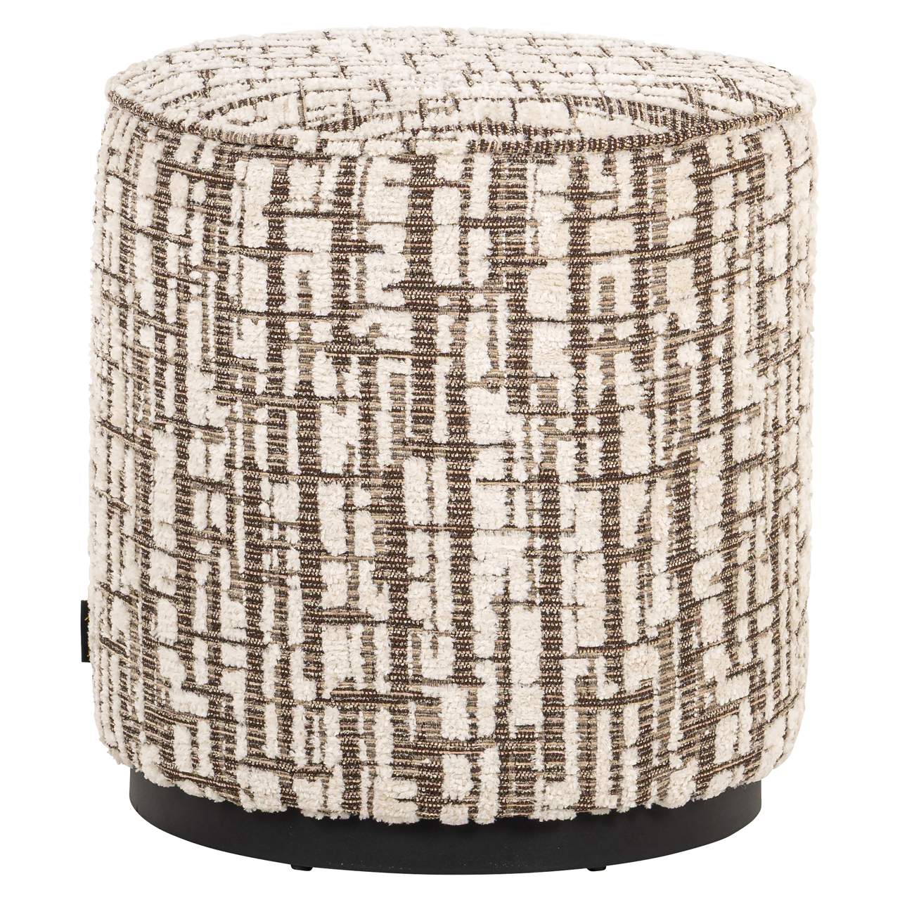 - Poef & Voetenbank Lexie cream 45Ø