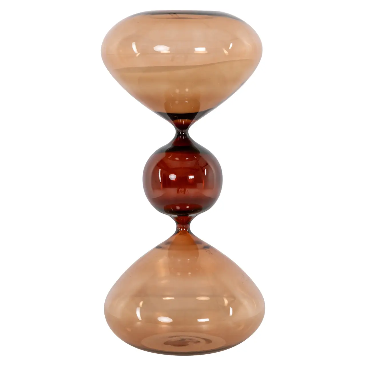 - Decoratief object Elba brown hourglass large
