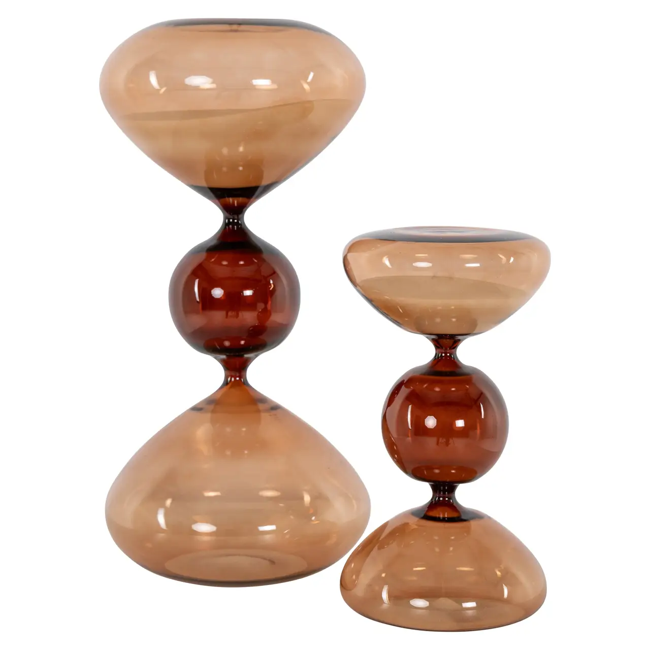 - Decoratief object Elba brown hourglass large
