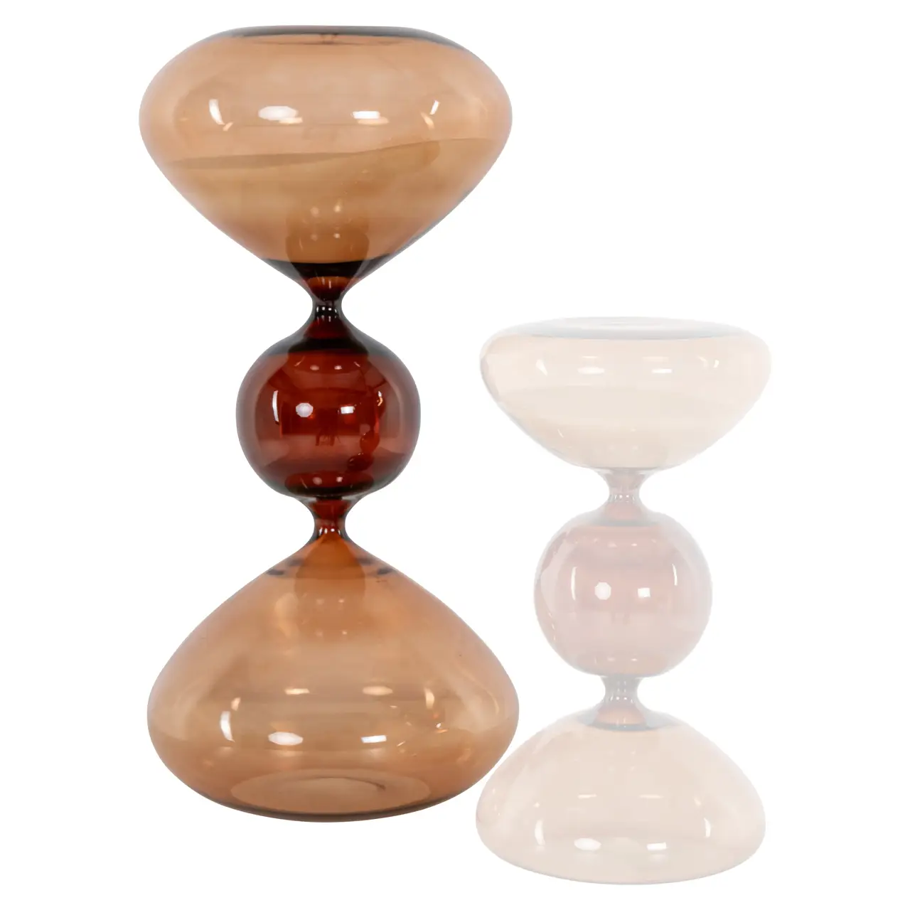 - Decoratief object Elba brown hourglass large