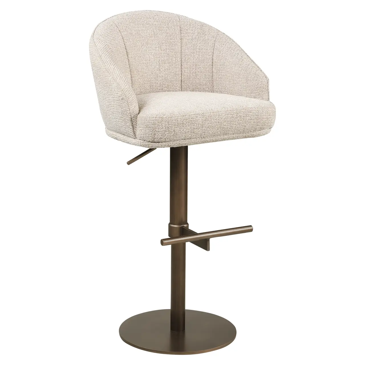 - Barstoel Beverly natural fancy swivel