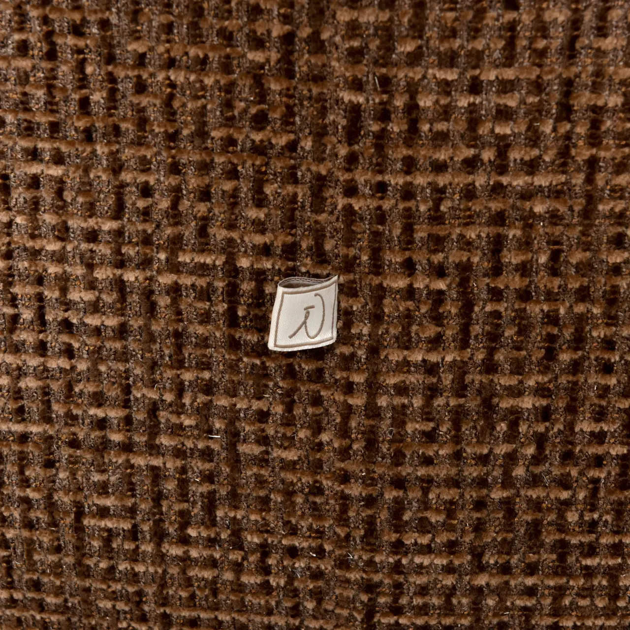 - Lounge stoel Marina brown blockweave swivel fire retardant