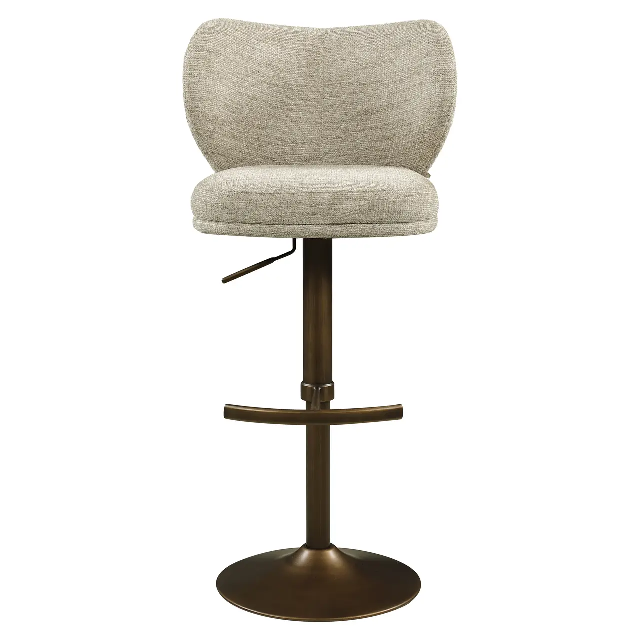 - Barstoel Amely natural softweave swivel