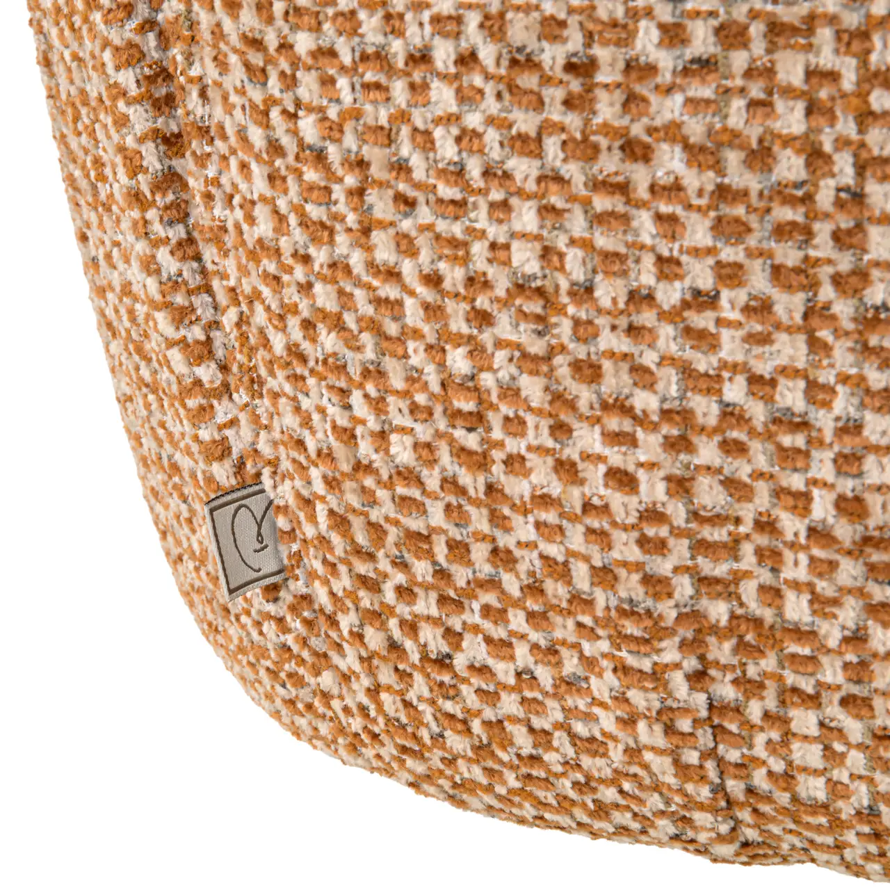 - Eetkamerstoel Chase ginger jacquard swivel